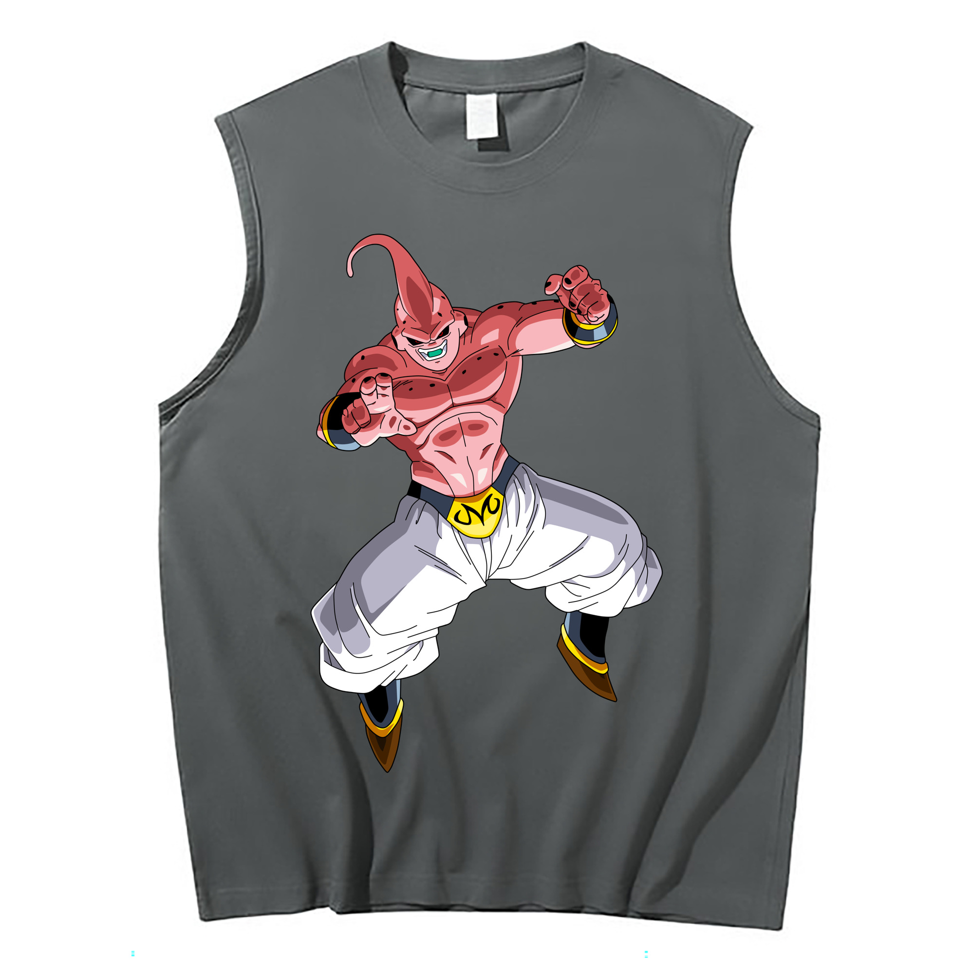 （画像用） ドラゴンボール 魔人ブウ DRAGON BALL Majin Buu コットン100％タンクトップ（フロントプリント）